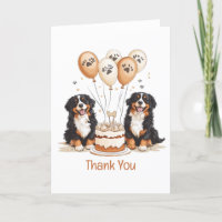Merci Anniversaire Bernese Mountain Dogs