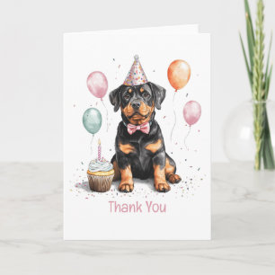Merci Anniversaire Chien Rottweiler