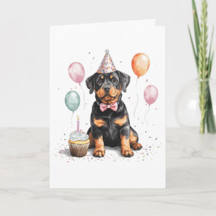 Merci Anniversaire Chien Rottweiler