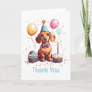 Merci Anniversaire Chien Teckel