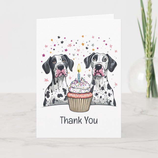 Merci Anniversaire Chiens de Danse (Devant)