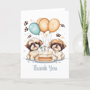 Merci Anniversaire Chih Tzu Chiens Anniversaire Gâ