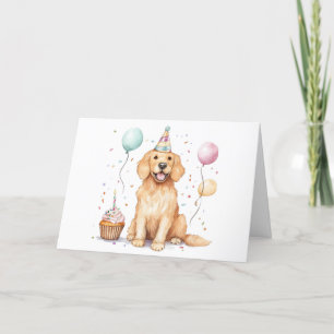 Merci Anniversaire Golden Retriever Chien