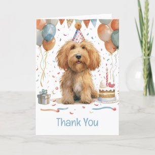 Merci Anniversaire Goldendoodle Chien