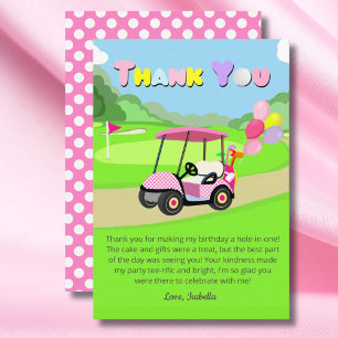 Merci Anniversaire Polka Dot Rose Girl Golf