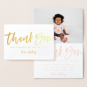 Merci anniversaire vrai carte photo