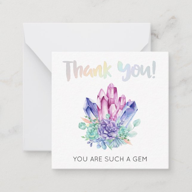*~ MERCI AP62 Mini carte de note Kindness (Devant)