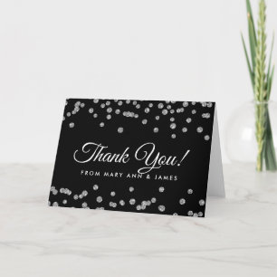 Merci Argent Faux Parties scintillant Confetti Noi