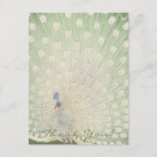 Merci   Art japonais   Carte postale Peacock