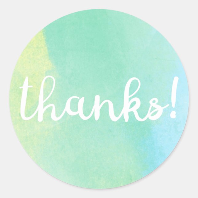 Merci ! Autocollant (Devant)