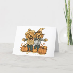 Merci Automne Récolte Goldendoodle Chiens