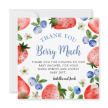 Merci aux bleuets et aux fraises