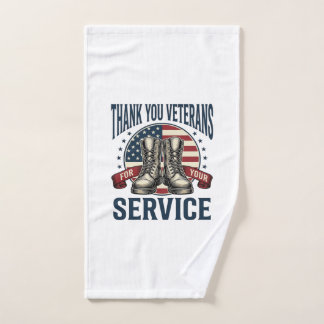 Merci aux vétérans Bottes patriotiques Design vint