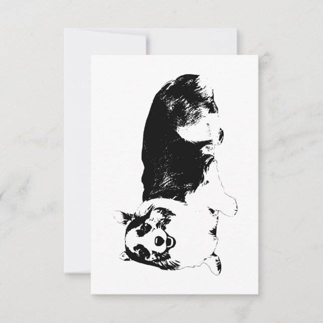 Merci avec un sourire de Corgi (Devant)