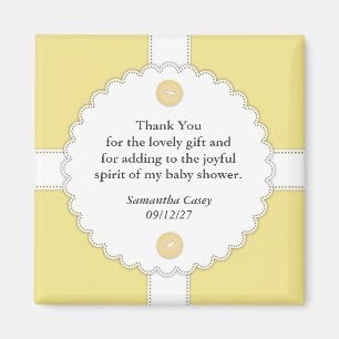 Merci Baby shower Dantel Magnet