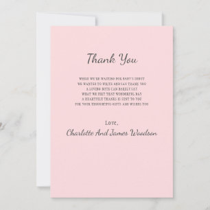 Merci Baby shower simple