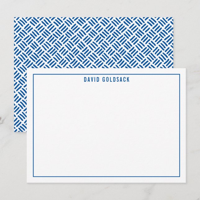 MERCI BAR MITZVAH moderne simple bleu royal (Devant / Derrière)