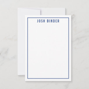 MERCI BAR MITZVAH moderne simple nom marine bleu
