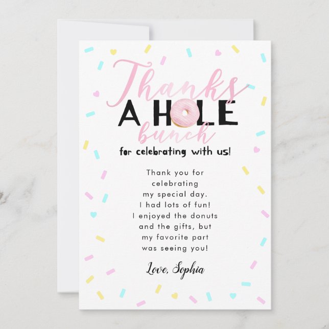 Merci beaucoup pour le thème de fête d'anniversair (Devant)