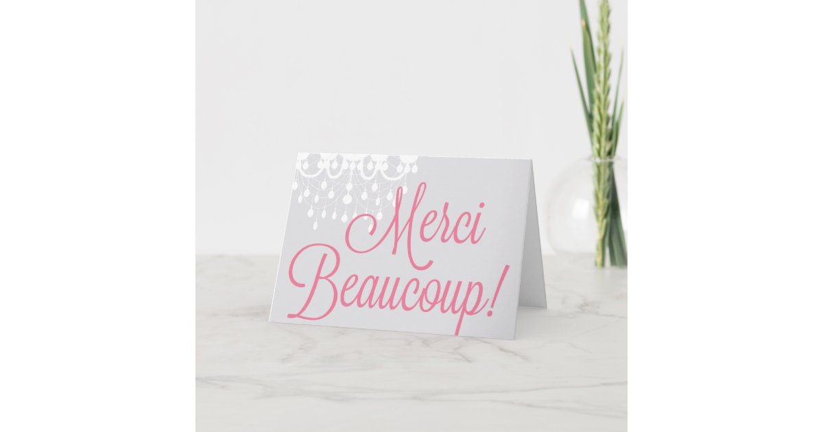 Carte de souhaits - Merci beaucoup