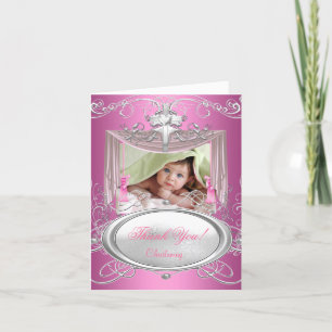 Merci Bébé Baptême Fille Rose