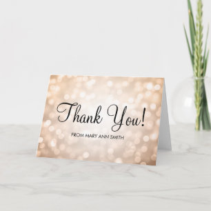 Merci Bébé Douche Cuivre Lumières
