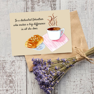 Merci Bénévole Café Au Croissant Aux Amandes