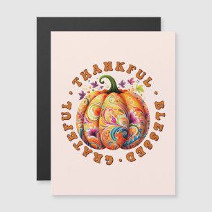 Merci, béni, Gratuit Citrouille Floral