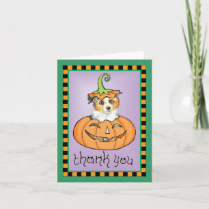 Merci berger américain miniature d'Halloween
