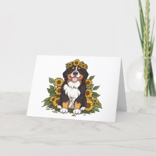 Merci Bernese Mountain Dog Tournesol Couronne