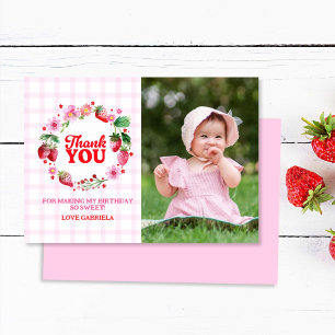 Merci Berry Sweet Strawberry Anniversaire Photo