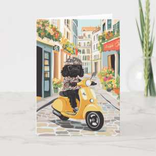 Merci Black Doodle Riding Scooter