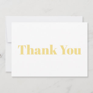 Merci, blanc clair carte de note moderne