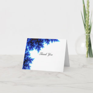 Merci bleu électrique chic