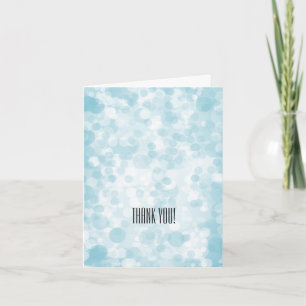 Merci Blue Winter Bokeh