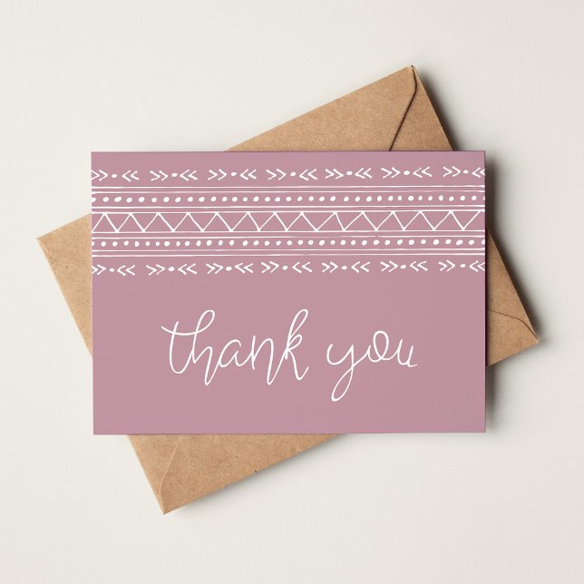 Merci Boho moderne Mauve (Créateur téléchargé)