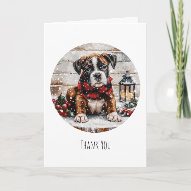 Merci boîte de Noël Puppy (Devant)