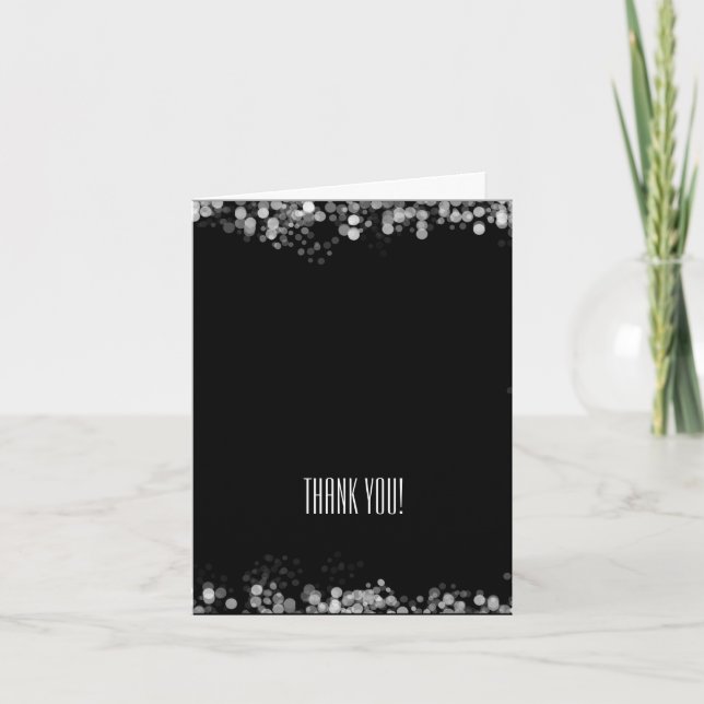 Merci Bokeh noir et blanc (Devant)