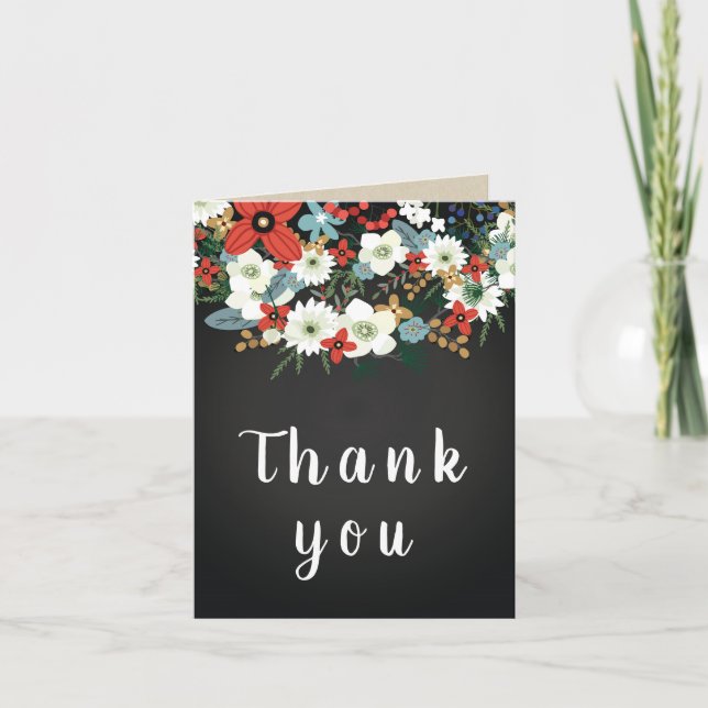 Merci Bold Funky Floral Foncé Chic (Devant)