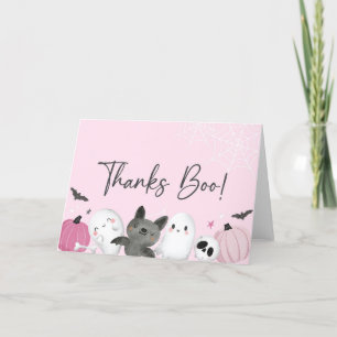 Merci Boo ! Halloween Carte de remerciements