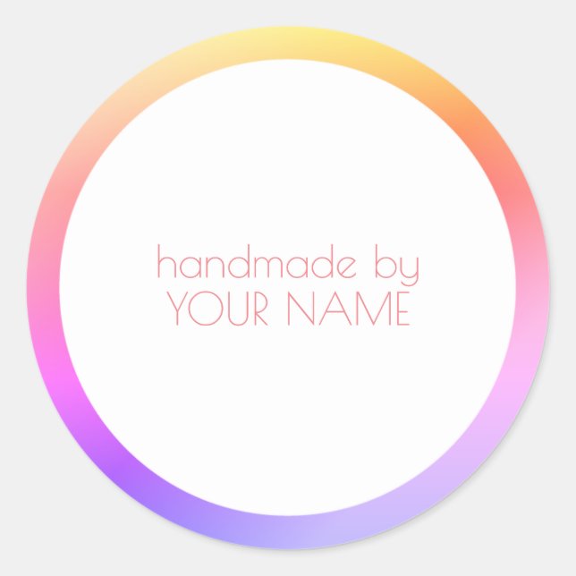 Merci, boutique, autocollant de commande (Devant)