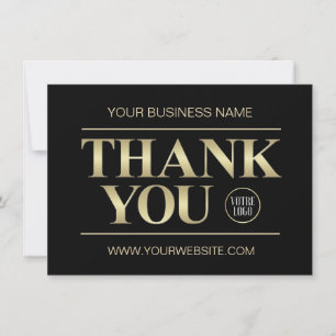 MERCI Business Black & Gold LOGO