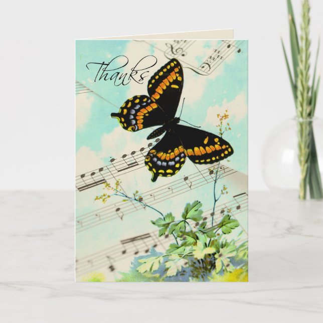 Merci Butterfly et Music Notes (Devant)