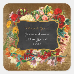 Merci Cadeau Étiquette Parties scintillant or Vip 