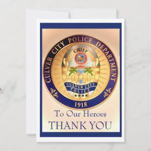 MERCI carte de remerciements plat CCPD