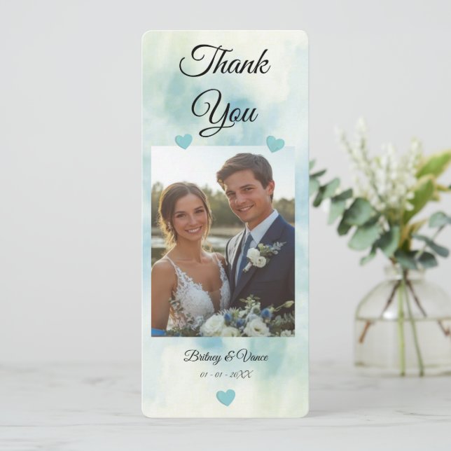 Merci - Carte Mariage (Debout devant)
