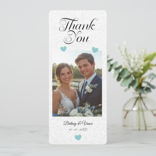 Merci - Carte Mariage (Debout devant)