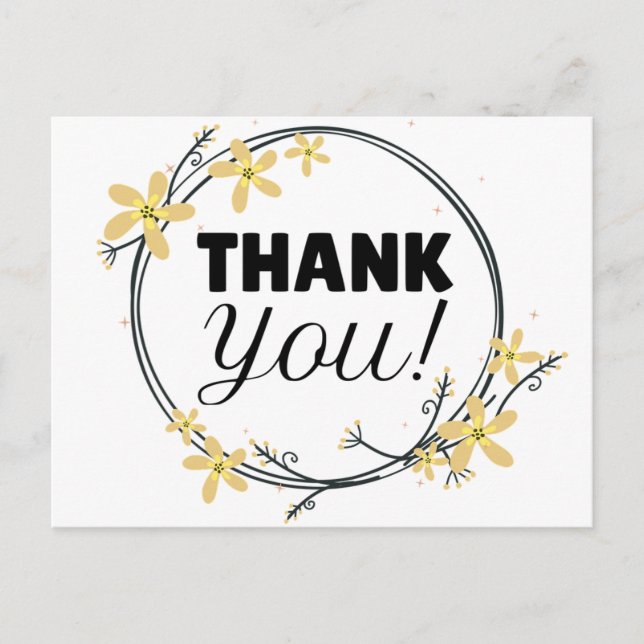 merci Carte postale (Devant)