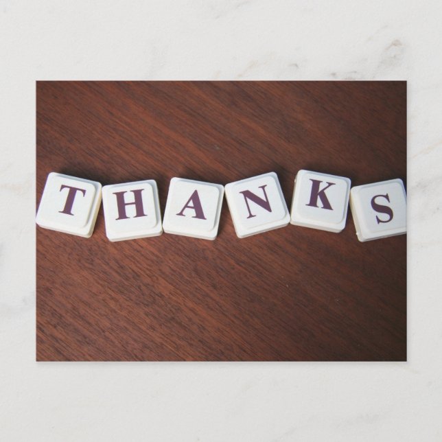 Merci carte postale (Devant)