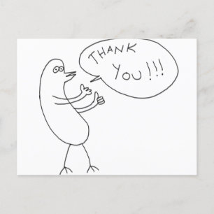 MERCI ! ! Carte postale